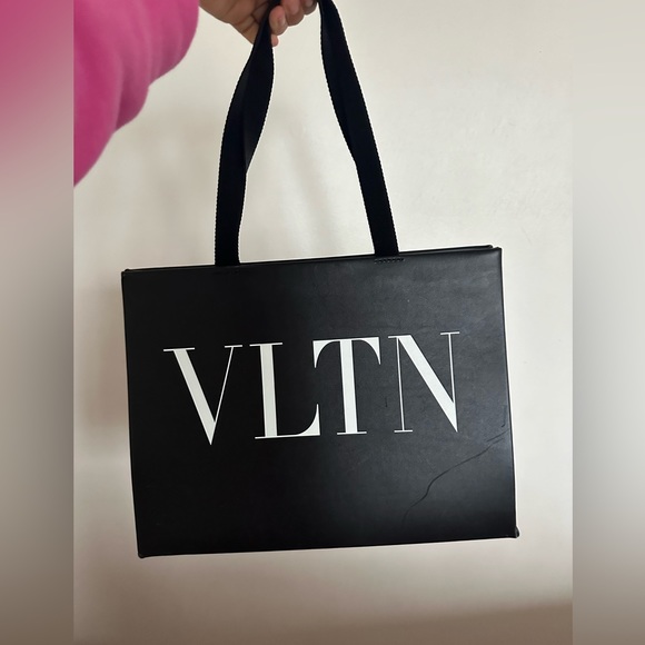 Authentic Valentino leather shopper tote handbag - Picture 6 of 10